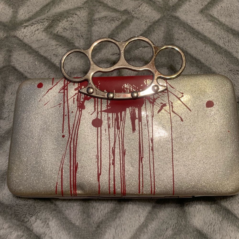 BLOODY BRASS KNUCKLE WALLET